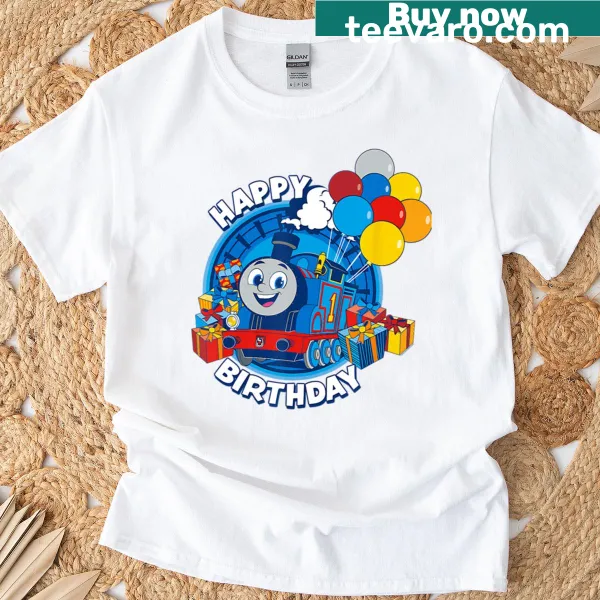 Vintage cartoon friend birthday t-shirt for kids