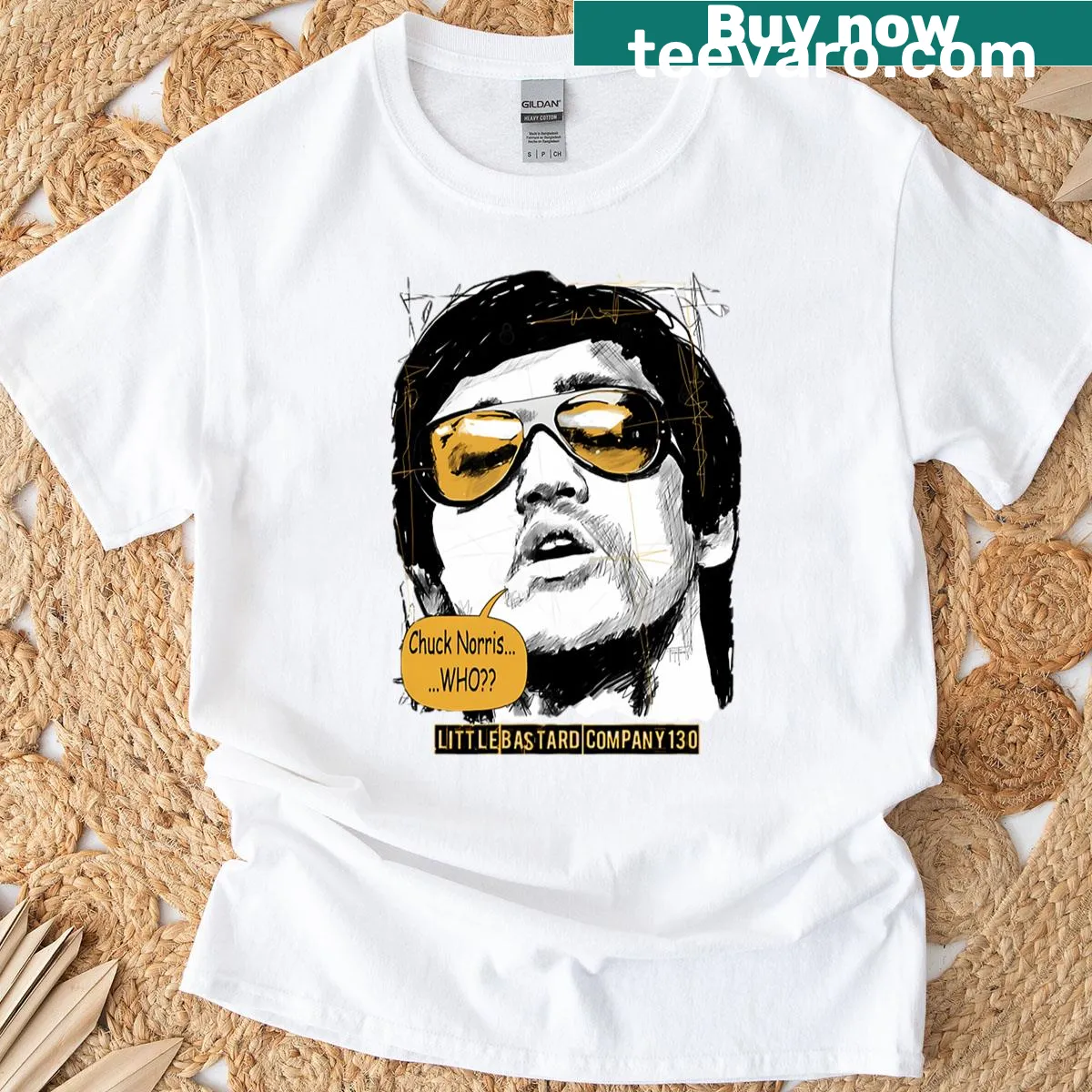 Vintage t-shirt celebrating Kungfu cinema with dragon design — on a men's t-shirt