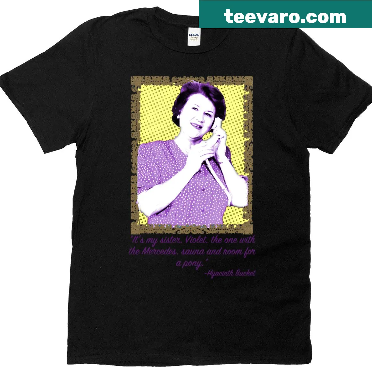 Oversized t-shirt with 'My Sister Violet' graphic celebrating sibling love — on a men's t-shirt