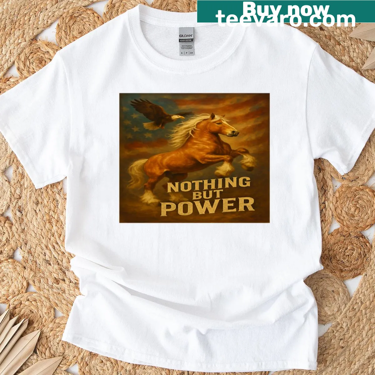 Inspirational text graphic on t-shirt — on a men's t-shirt