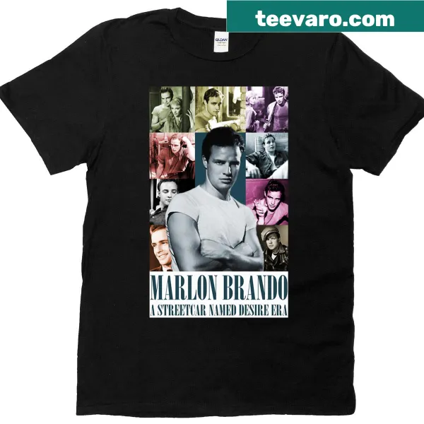 Vintage tee featuring Marlon Brando-inspired fan art