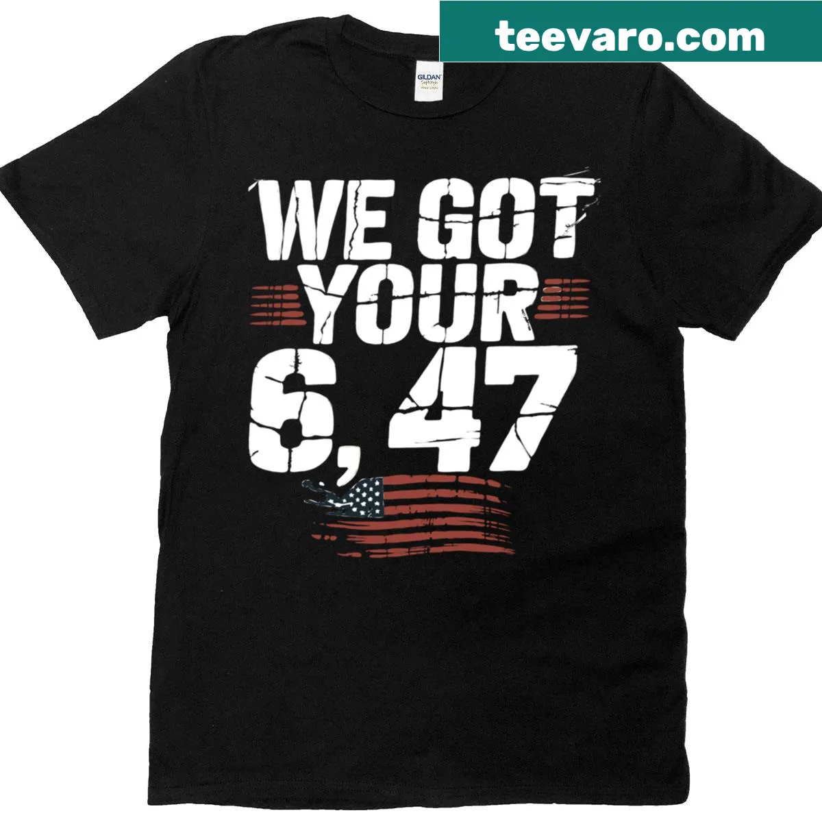 Pro Trump slogan T-shirt for conservative supporters — on a men's t-shirt