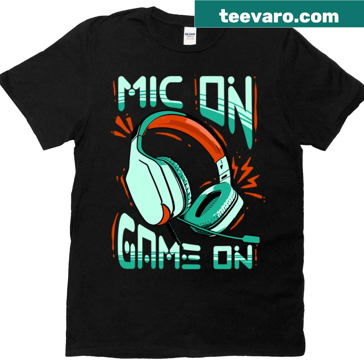 Sports commentator t-shirt with engaging text design — on a men's t-shirt