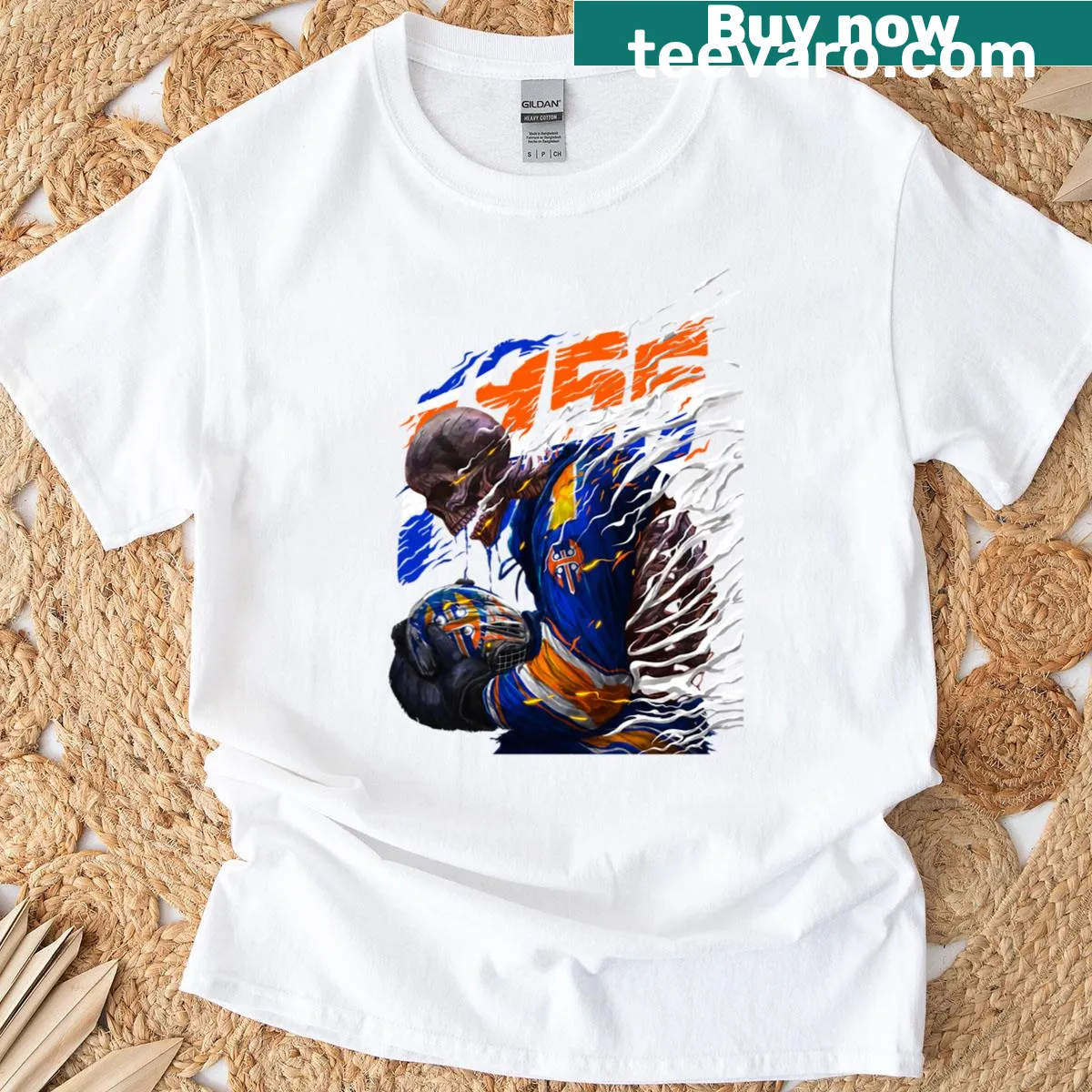 T-shirt with the number 1955 representing the Tappara team — on a men's t-shirt