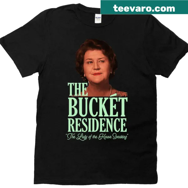 Typography T-shirt stating 'The Lady Of The House Speaking'