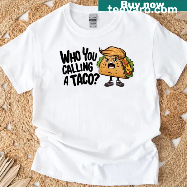 T-shirt featuring a taco graphic and the word 'Trump.'