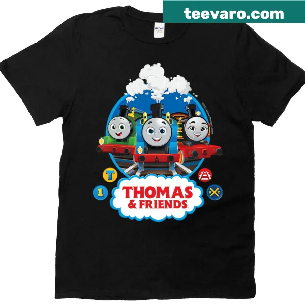 Funny kids birthday T-shirt with cartoon graphics