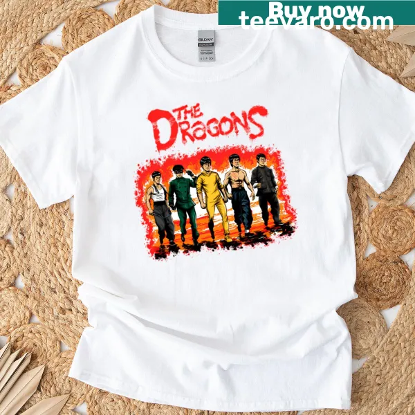 Vintage Dragonlee kung fu T-shirt with classic movie graphic