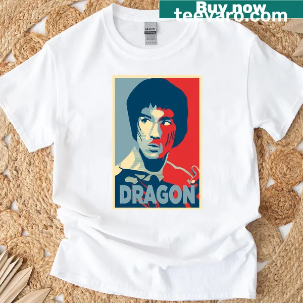 Vintage Movies Fan Legend Kungfu Dragonlee Master T-shirt with iconic film design