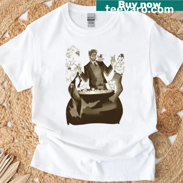Abstract typography 'Clothing Magic' on a T-shirt
