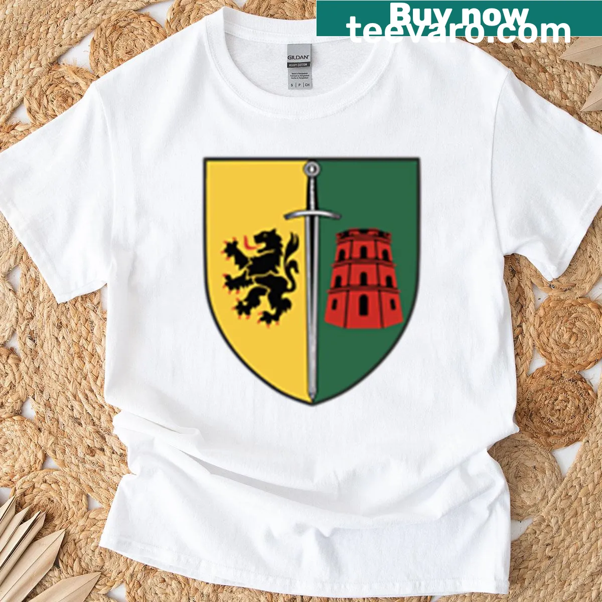 Coat of Arms of Panzerbrigade 45 on T-shirt — on a men's t-shirt