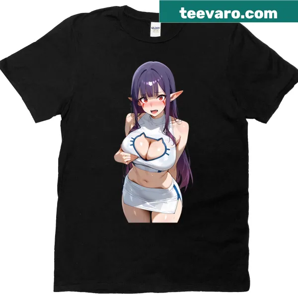 Anime-inspired t-shirt featuring a cute Esil character