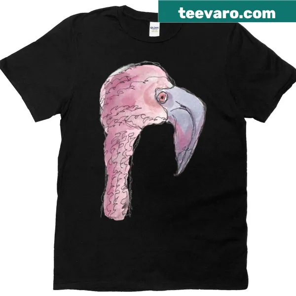 T-shirt featuring humorous doorbell character illustration