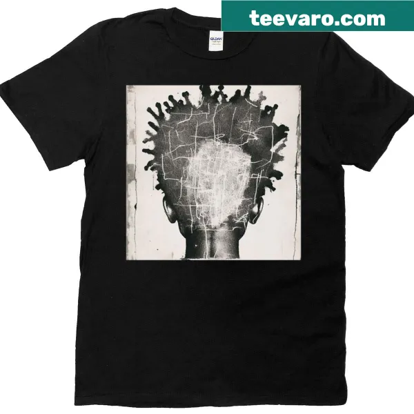 Thought-provoking typography design on Erased Identity T-shirt