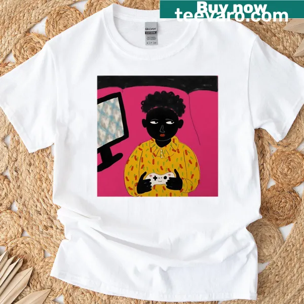 Playful gaming-themed t-shirt for boys.