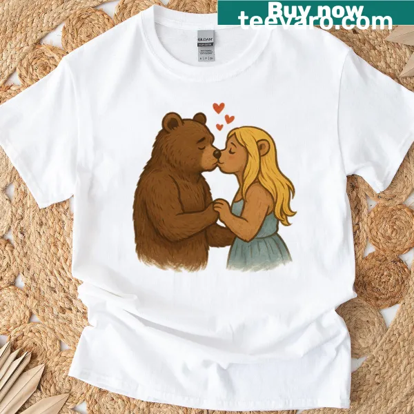 His Hers Bears t-shirt with cute bear illustration