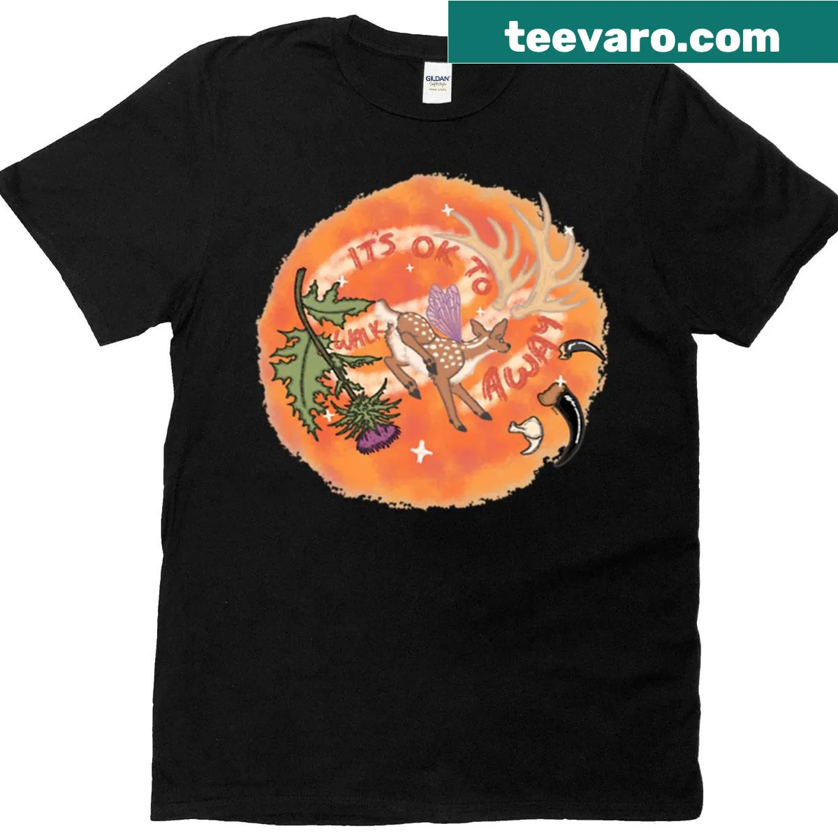 Inspirational phrase T-shirt with motivational message — on a men's t-shirt