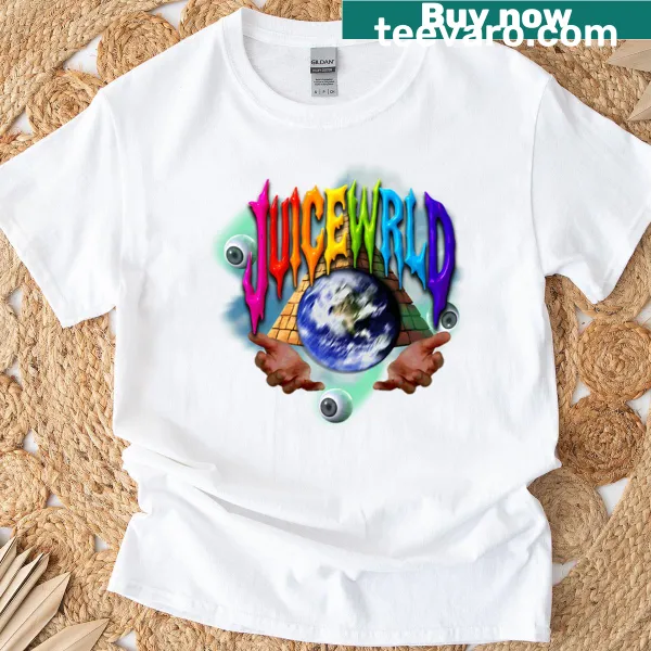 T-shirt featuring a vibrant graphic inspired by a music artist.