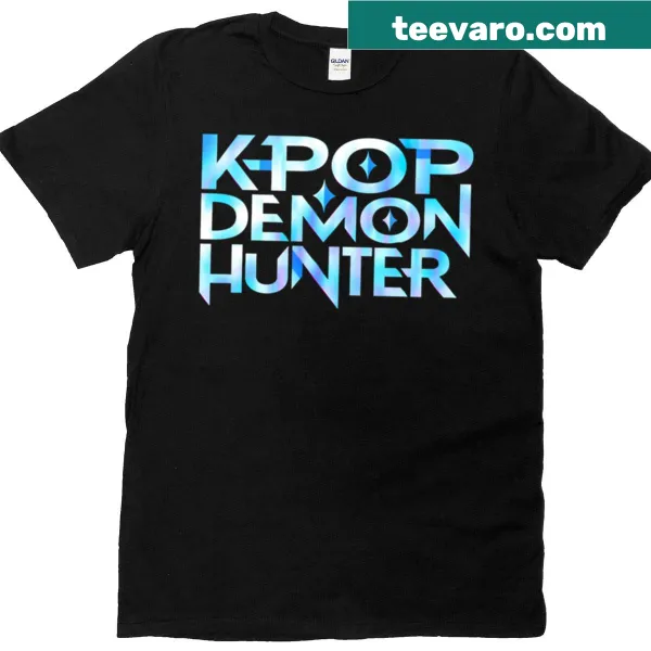 Demon Hunter graphic inspired by K-Pop on t-shirt