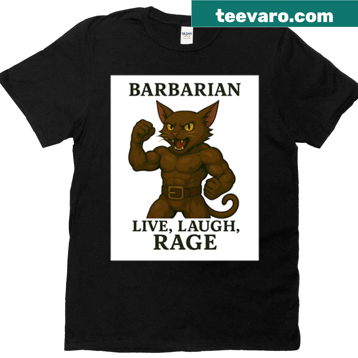 Bold typography humor design on a T-shirt — on a men's t-shirt