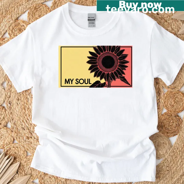 Thoughtful typography design expressing deep emotions on a T-shirt.