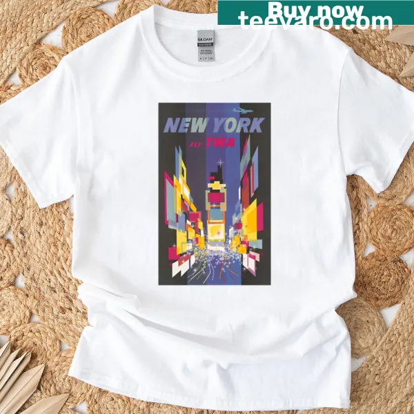 Playful New York Fly graphic t-shirt
