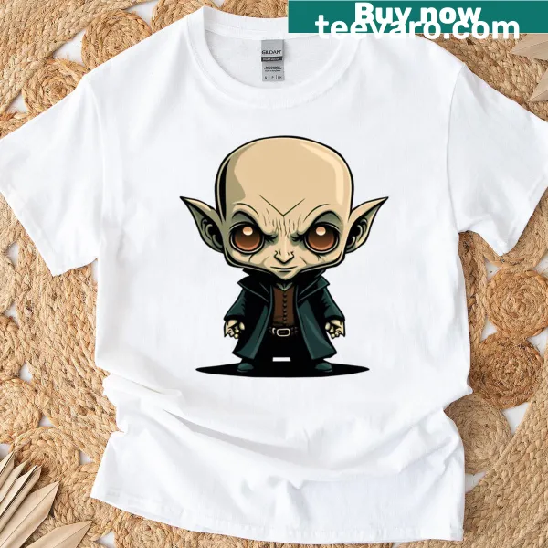 Nosferatu vampire t-shirt with dramatic illustration