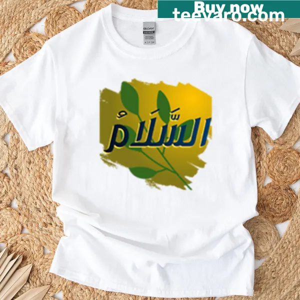 Oversized T-shirt with a bold 'Peace' graphic