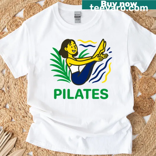 Fitness-themed T-shirt inspired by Brazilian Pilates