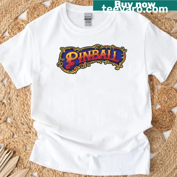 T-shirt with playful graphics inspired by pinball slot machines.