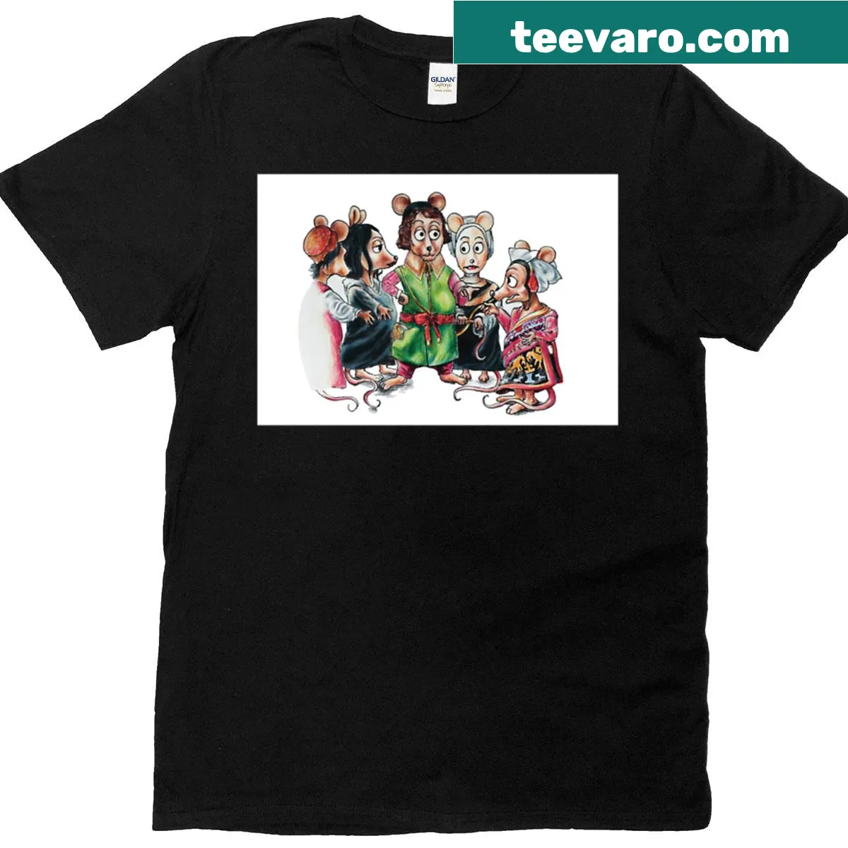 Art-inspired t-shirt featuring 'The Fortune Teller From Georges De La Tour' design — on a men's t-shirt