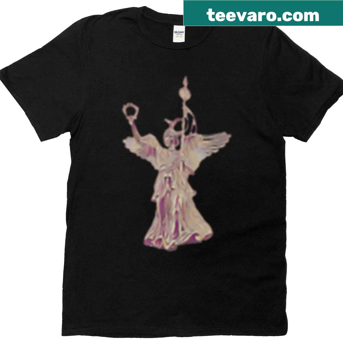 Minimalist oversized T-shirt with clean design — on a men's t-shirt