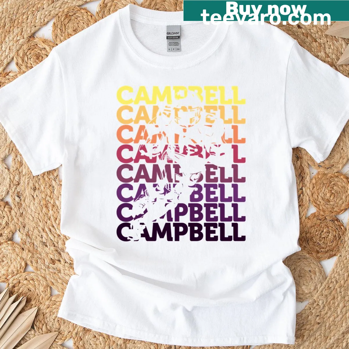 Bold typography celebrating offensive tackle position on a football T-shirt — on a men's t-shirt