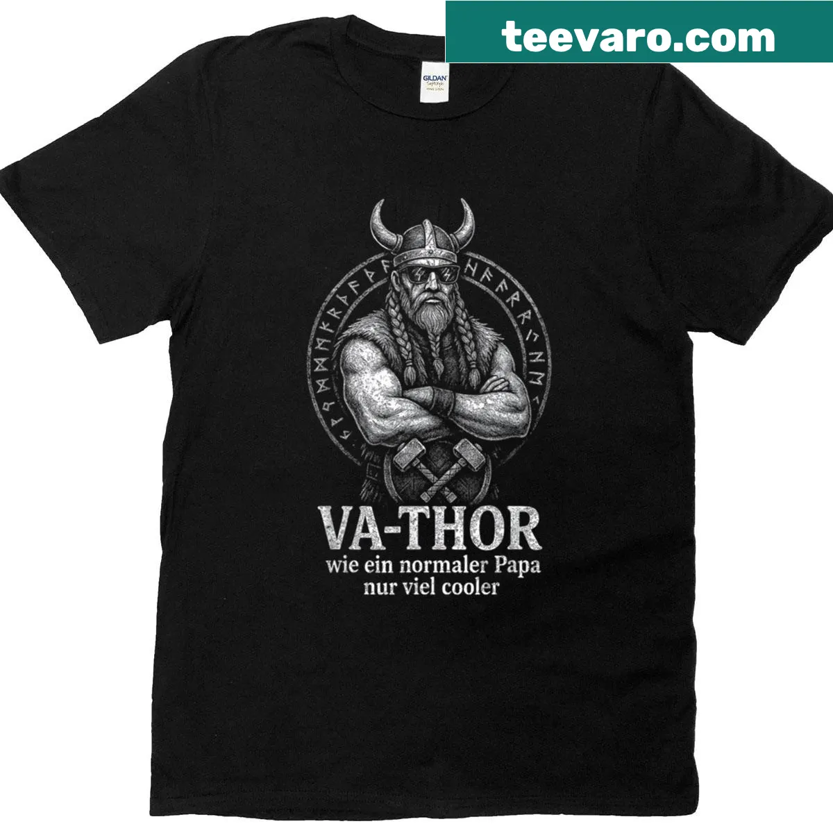 Heartfelt typography tee celebrating Dad for Father's Day — on a men's t-shirt