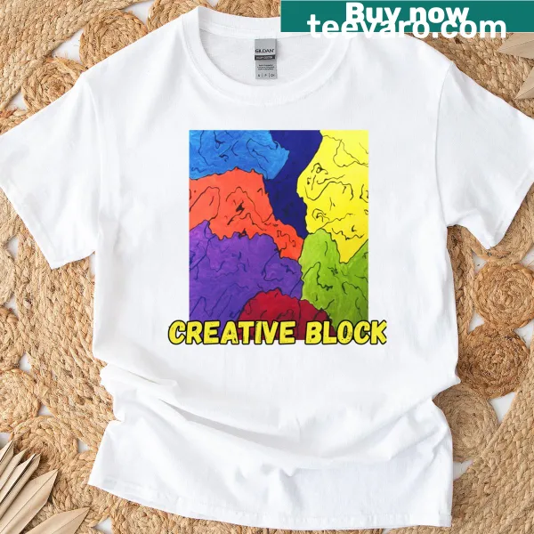 Abstract pop art design t-shirt for creative individuals