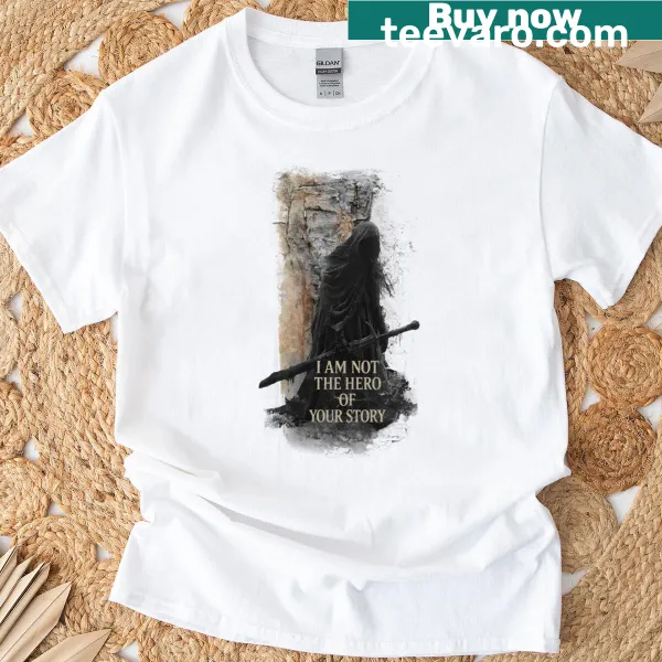 Dark fantasy warrior text graphic design