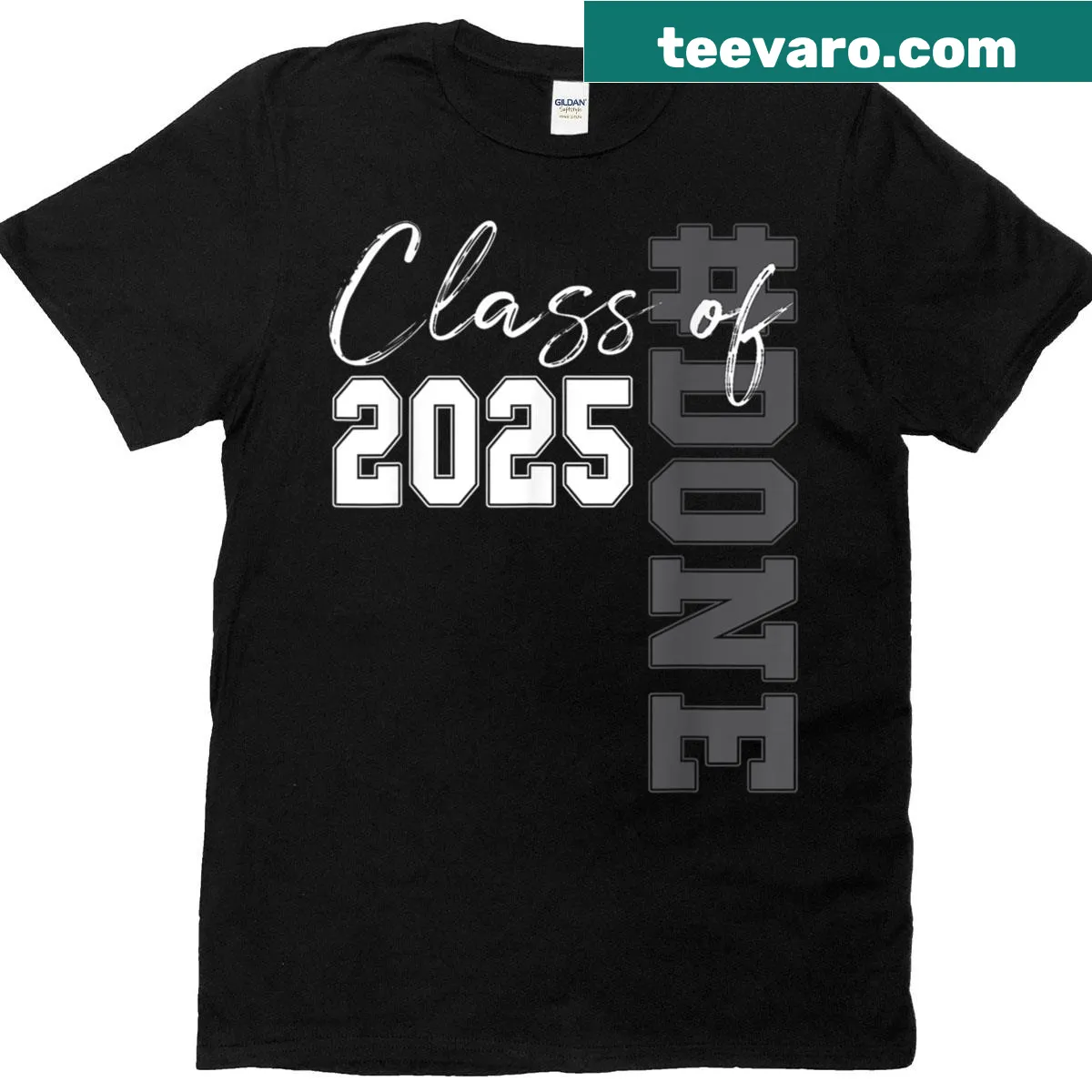 Funny T-shirt for Class of 2025 graduates — on a men's t-shirt