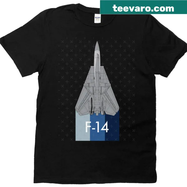 Vintage T-shirt featuring the F14 Tomcat fighter jet design