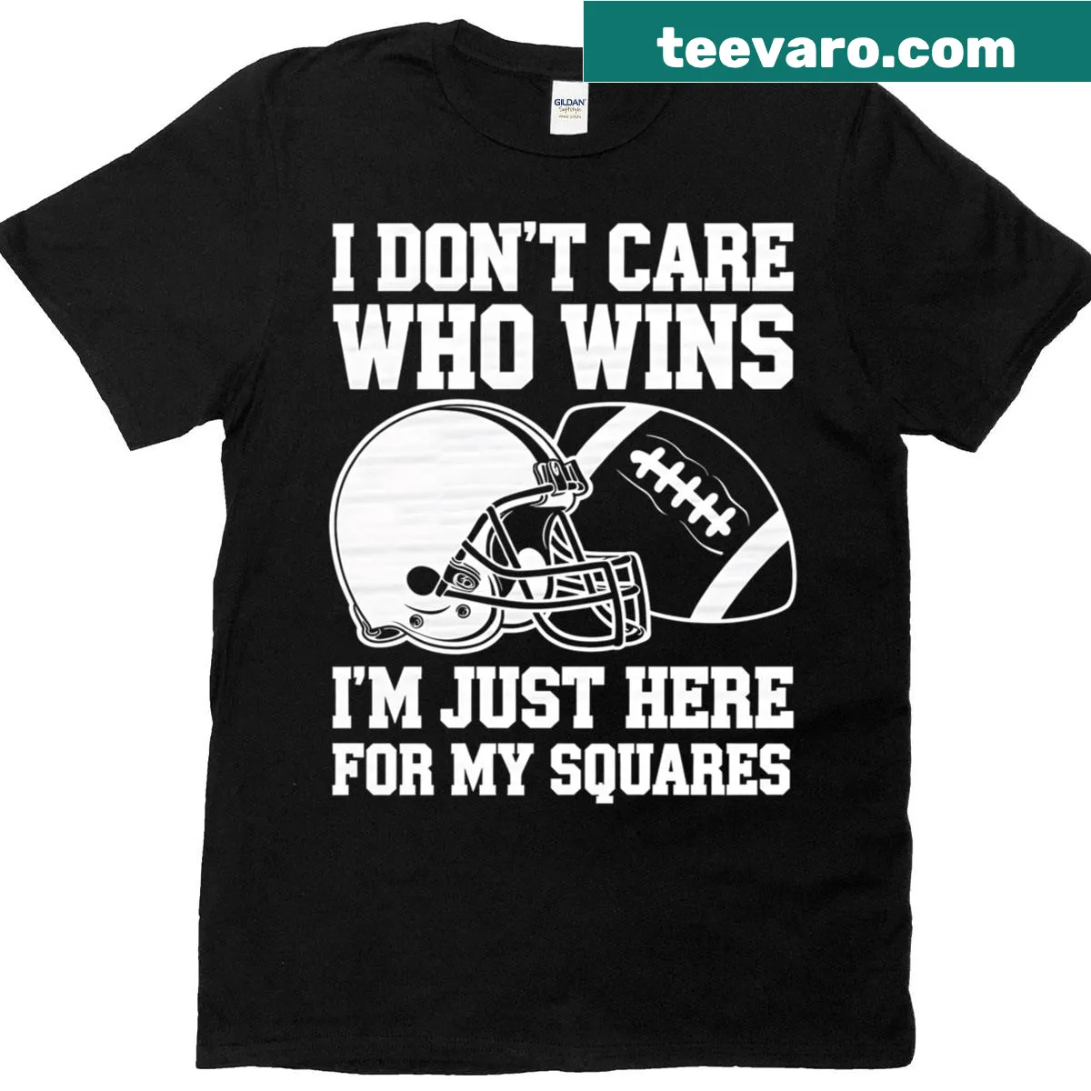 Casual Super Sunday t-shirt with playful square design and text — on a men's t-shirt