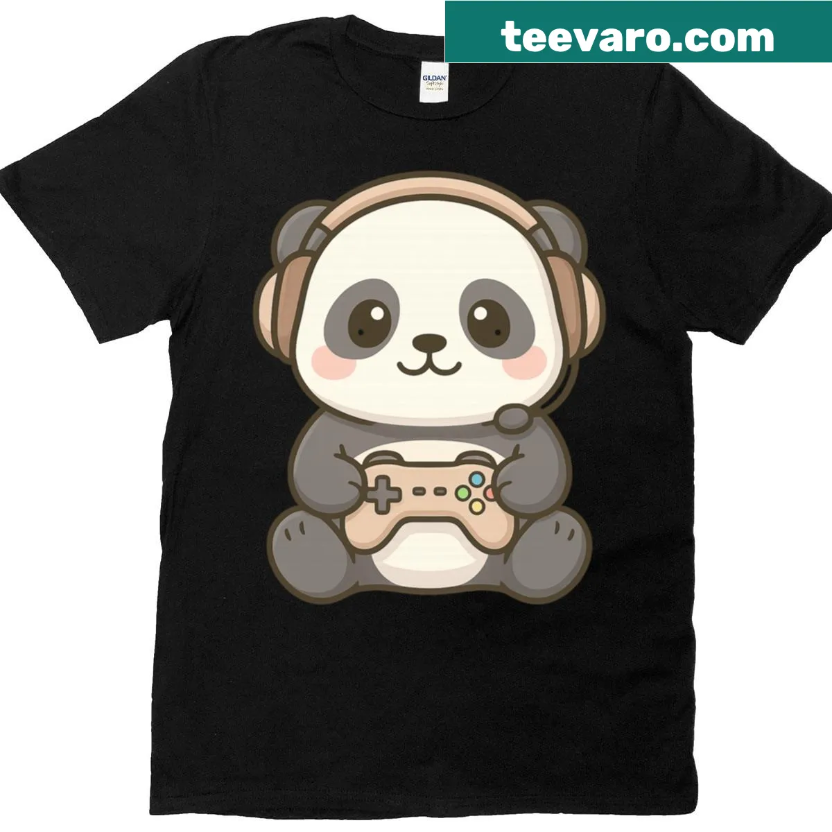T-shirt designed for video game fans with a gaming-themed graphic — on a men's t-shirt