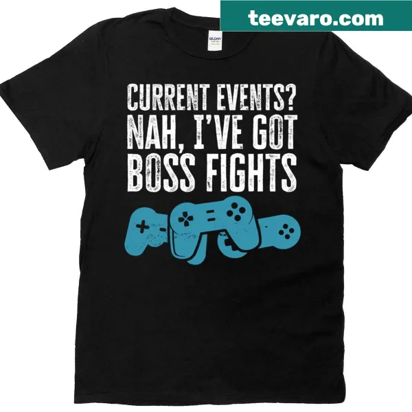 Funny gaming T-shirt with humorous saying