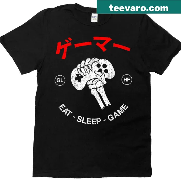 Funny gaming T-shirt with humorous saying about gamers