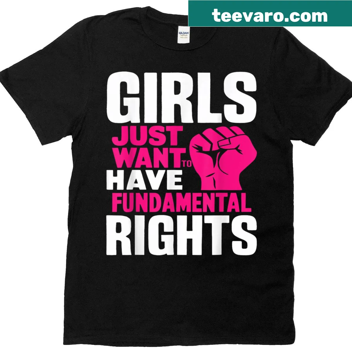 Empowering T-shirt with message about fundamental rights — on a men's t-shirt