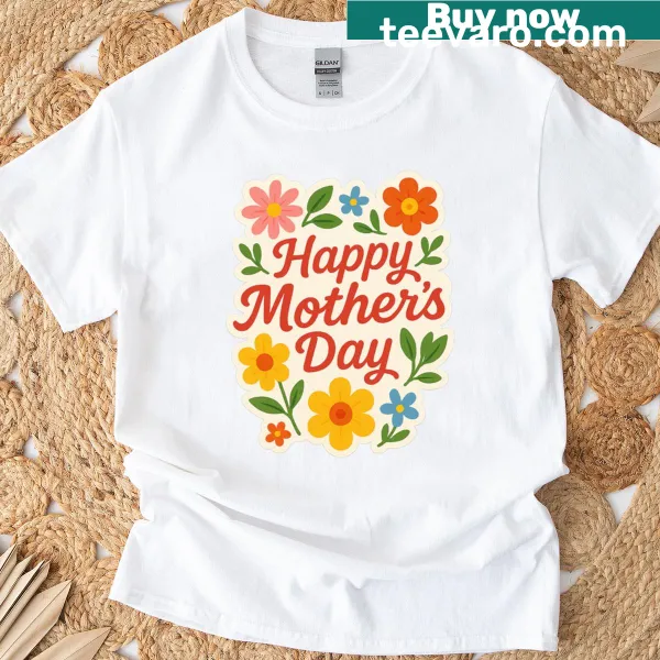 Elegant Mother's Day T-shirt featuring thoughtful typography design