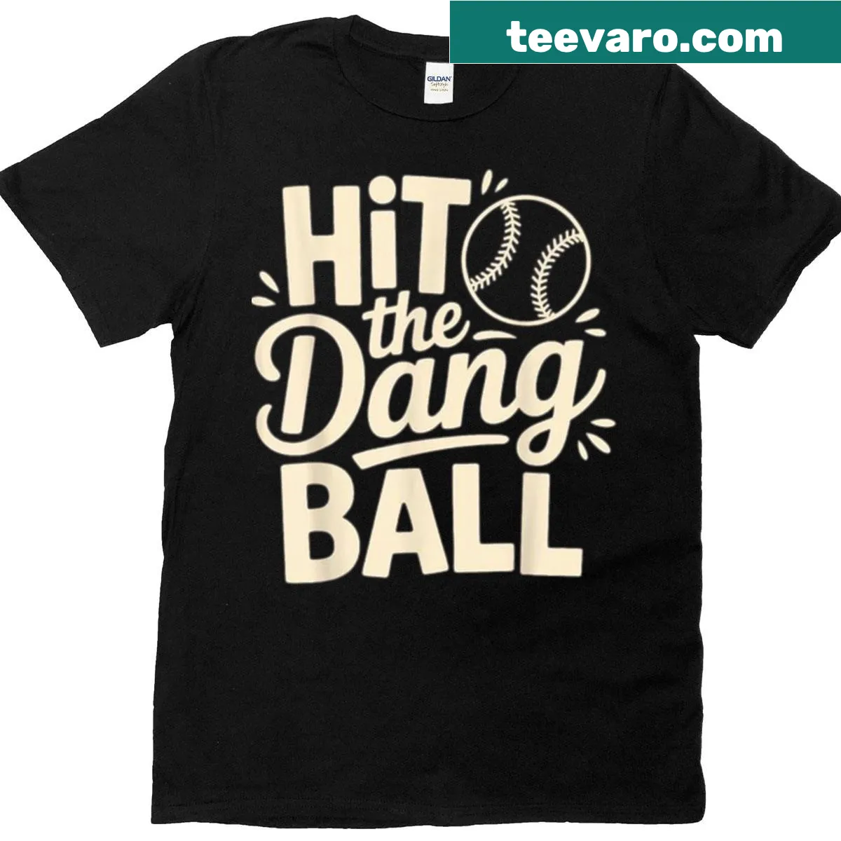 Funny baseball coach quote graphic T-shirt — on a men's t-shirt