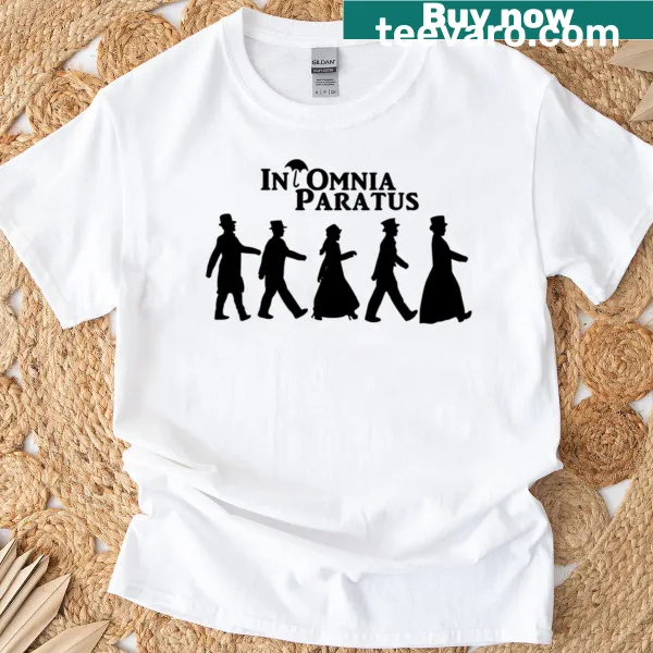 Gilmore Girls themed t-shirt with 'In Omnia Paratus' text