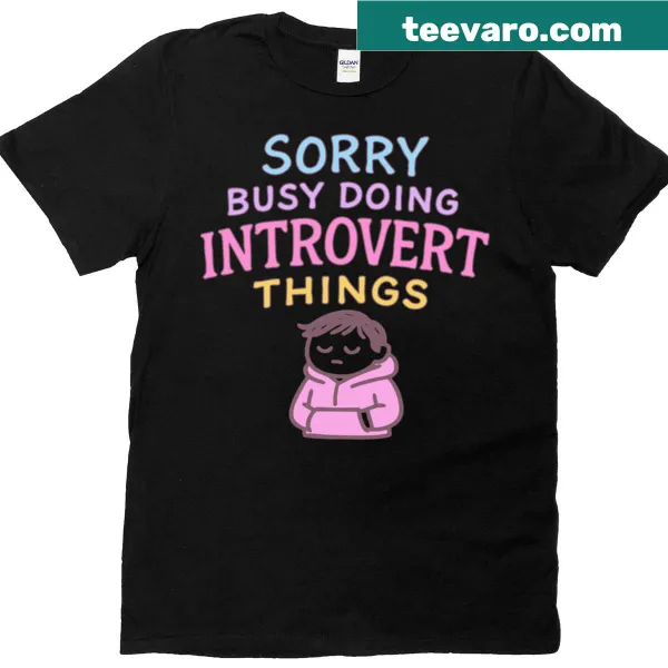 Oversized t-shirt for introverts valuing alone time.