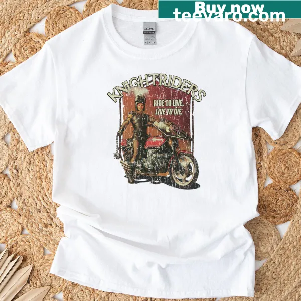 Retro Knightriders 1981 film graphic t-shirt