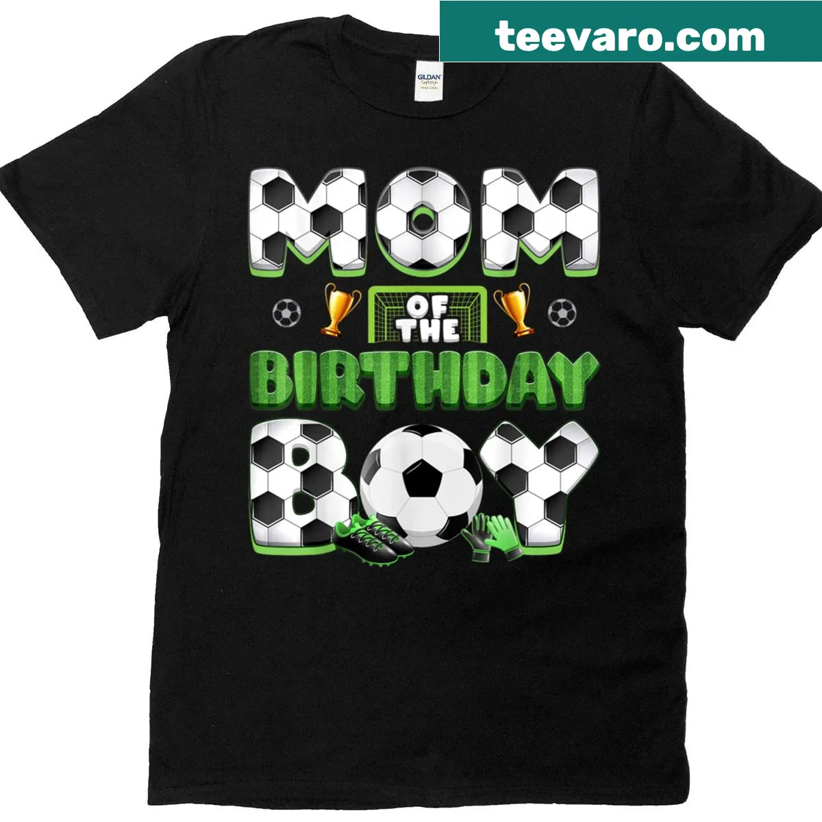 Matching T-shirt for parents of the birthday boy with playful typography. — on a men's t-shirt