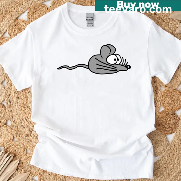 Cute cartoon mouse graphic t-shirt for kids